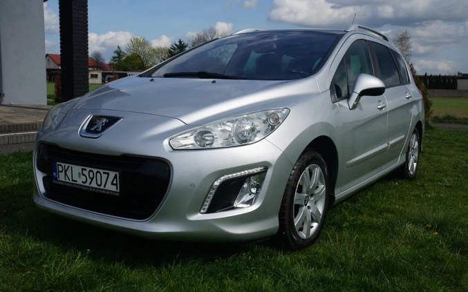 Peugeot 308 cena 21900 przebieg: 190000, rok produkcji 2013 z Koło małe 29